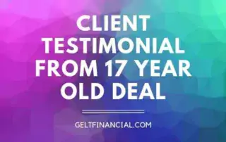 Borrower TESTIMONIAL FROM 17 YEAR OLD DEAL