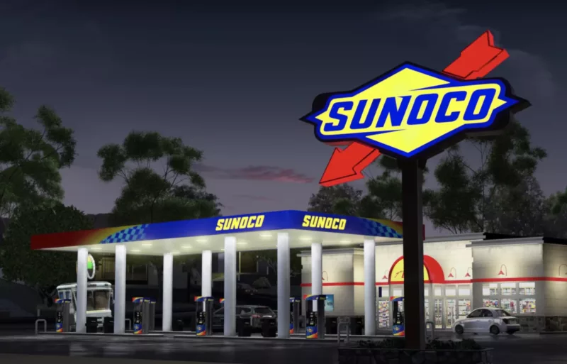 gas station sunco