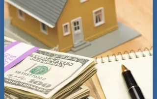 illustration cash and model house