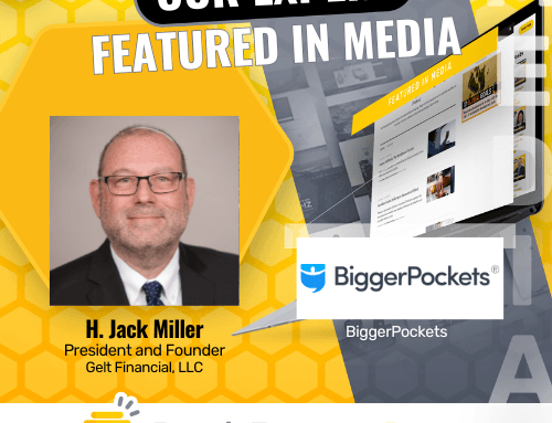 Gelt Financial president Jack Miller featured real estate expert on BiggerPockets.com