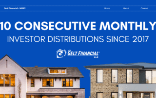 Gelt Financial: 110 Consecutive Investor Distributions