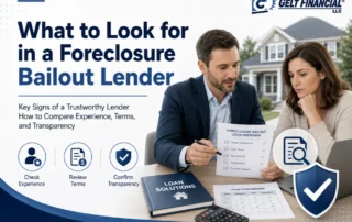 what to look for in a forclosure bailout lender - Gelt Financial