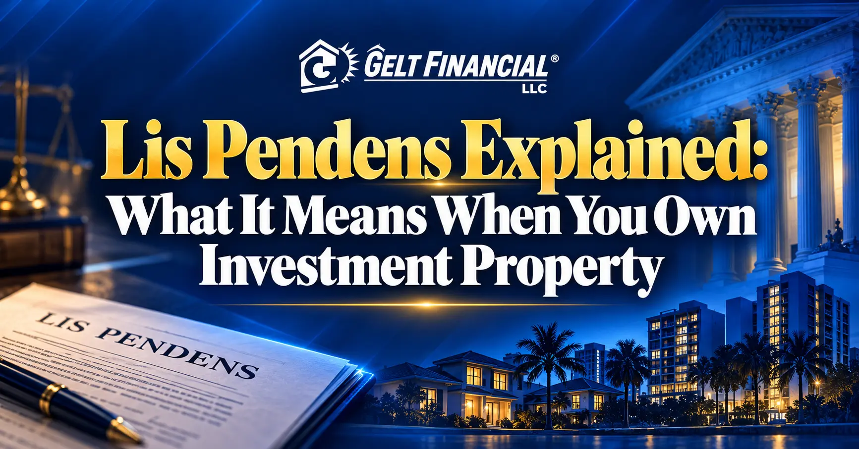 Lis Pendens Explained: What It Means When You Own Investment Property Lis Pendens Explained: What It Means When You Own Investment Property